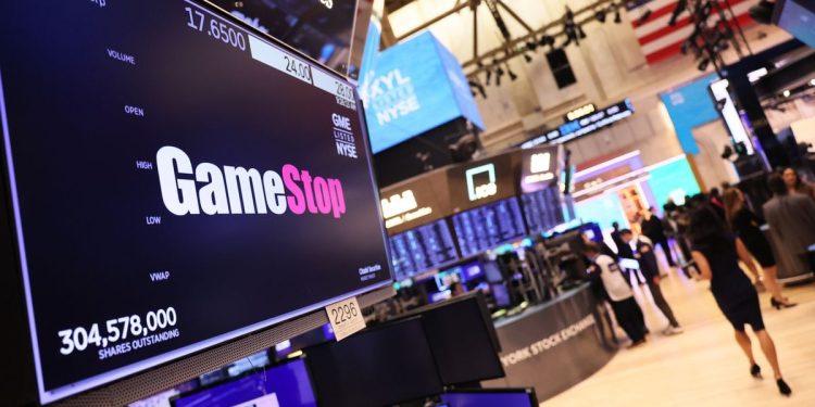 GameStop 的涨势停滞引发了加密货币的嚎叫