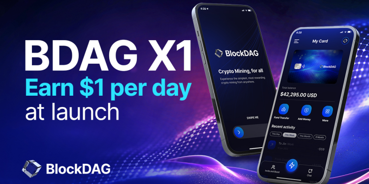 BDAG 的 X1 移动挖矿应用程序与 ADA 和 Chainlink (LINK) 价格对比