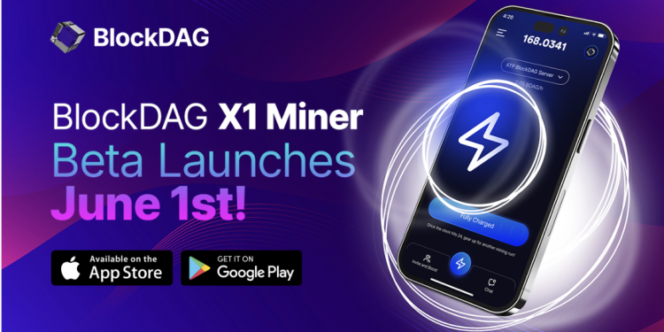 BlockDAG X1移动挖矿App预计6月1日发布；  PEPE 价格和 Dogwifhat 上涨