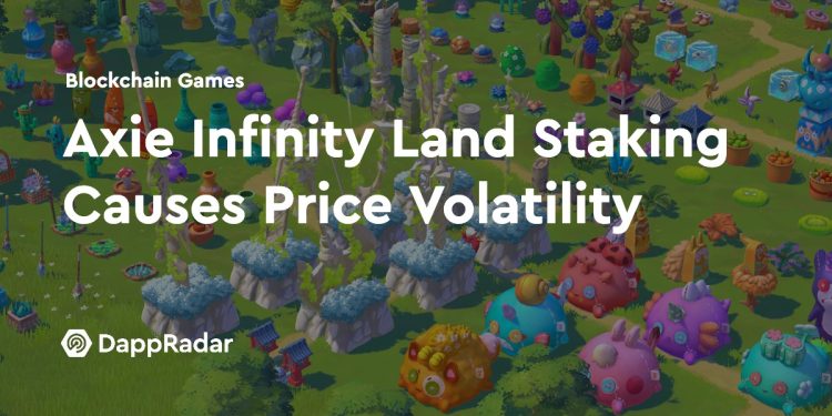 Axie Infinity 土地质押导致价格波动