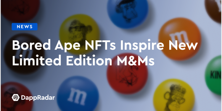 Bored Ape NFT 激发新限量版 M&M 巧克力豆的灵感
