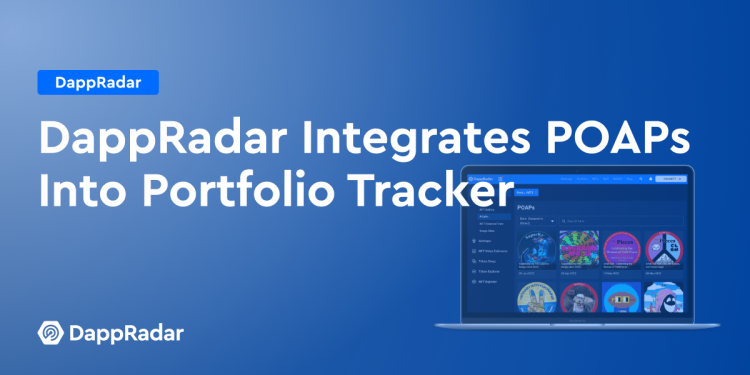 DappRadar 将 POAP 集成到投资组合跟踪器中