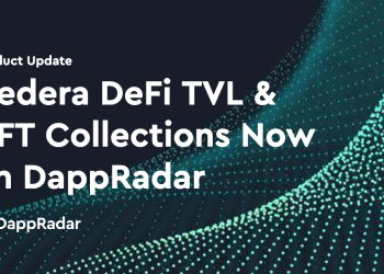 Hedera DeFi TVL 和 NFT 系列现已登陆 DappRadar