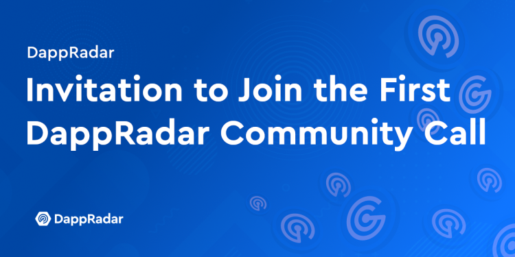 参加 4 月 14 日的第一次 DappRadar 社区电话会议