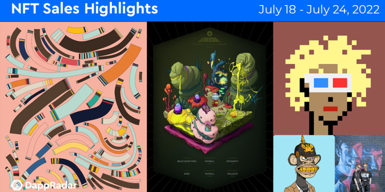 价值超过 100 万美元的 BAYC 和 Blue-Chip 系列位居销量榜首