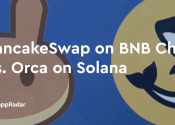 BNB 链上的 PancakeSwap 对比索拉纳的逆戟鲸