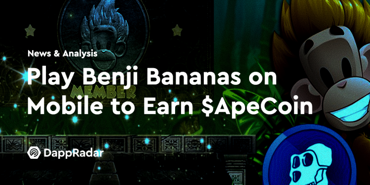 在手机上玩 Benji Bananas 赢取 ApeCoin