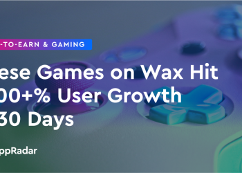 Wax 上的这些游戏在 30 天内用户增长率达到 1000% 以上