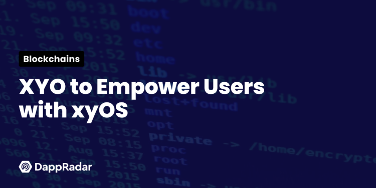 XYO 通过 xyOS 为用户提供支持