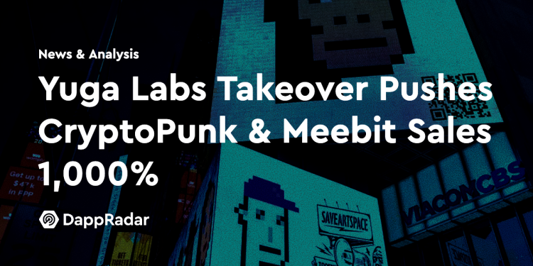 Yuga Labs 收购推动 CryptoPunk 和 Meebit 销售额增长 1,000%