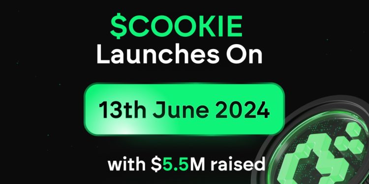$COOKIE 计划于 6 月 13 日推出,此前该公司已从 Animoca Brands、Spartan Group 和 Mapleblock Capital 等风险投资公司获得 550 万美元融资