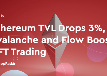 以太坊 TVL 下跌 3%，Avalanche 和 Flow 推动 NFT 交易