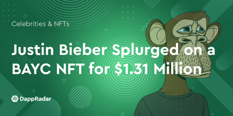 贾斯汀·比伯斥资 131 万美元购买 BAYC NFT