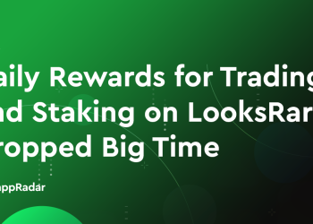 在 LooksRare 上交易和质押的每日奖励大放异彩