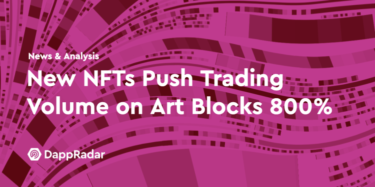 新的 NFT 收藏品推动艺术区块交易量增长 800%