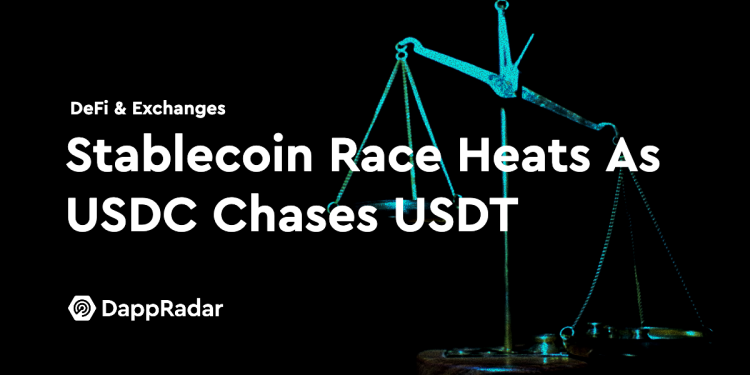 USDC 追赶 USDT，稳定币竞争加剧