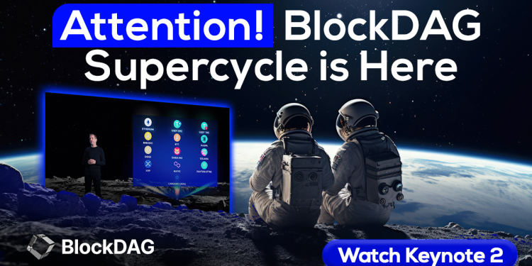 BlockDAG 的 Stellar Keynote 2 和 5000 万美元预售提升了其地位,引起了 The Graph 和 Kaspa Circles 的关注