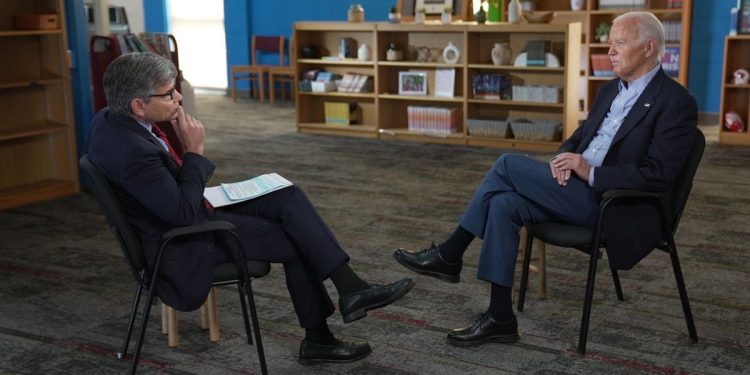 乔·拜登在预测市场 Polymarket 上的赔率在 ABC 电视采访后几乎没有变化