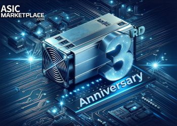 Asic Marketplace 庆祝采矿业 3 年卓越成就
