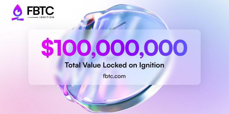 Omnichain BTC 资产 FBTC TVL 突破 1 亿美元,Ignition 推出“Sparkle”活动”