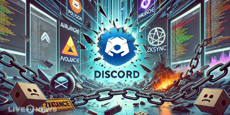 Discord 黑客攻击影响 Avalanche 和 zkSync，随后 Polygon 也受到影响