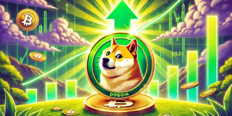 狗狗币 0.1 美元是一份“礼物”，下跌楔形突破看涨趋势，推动价格升至 0.2 美元