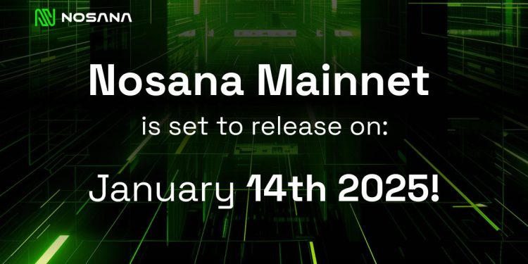 Nosana 宣布将于 2025 年 1 月启动“主网之路”