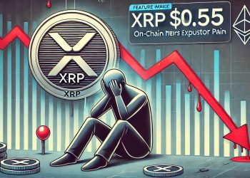 XRP 回落至 0.55 美元，链上指标暴露投资者痛苦