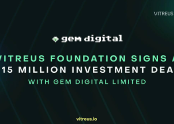 Vitreus 基金会获得 GEM Digital Limited 15,000,000 美元的投资承诺,以加速分散式 AI 基础设施的采用。