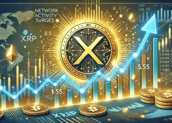 随着价格寻求突破 0.55 美元阻力位，XRP 网络活动激增