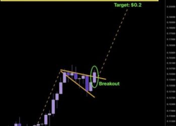 狗狗币价格即将完成这一突破,形成一个下降的扩音器模式,下一个是 1 美元吗?