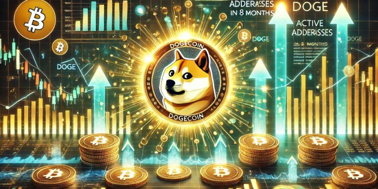 狗狗币活跃地址达到 8 个月以来的最高水平 – DOGE 即将反弹吗?