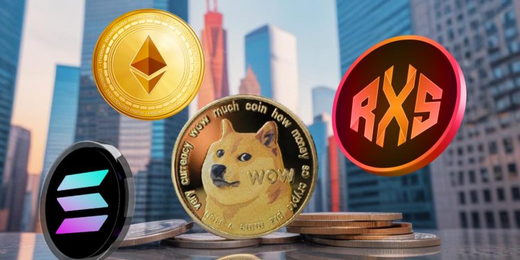 RXS 加密货币价格预测:如果以太坊 (ETH) 触及 10000 美元、Solana (SOL) 触及 1000 美元、Dogecoin (DOGE) 触及 10 美元,Rexas Finance 将上涨多高