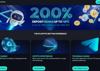 CryptoCasino.com 推出价值 200 万美元的域名,包含完整的 Telegram 赌场