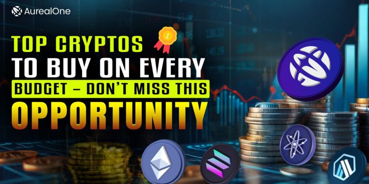 每个预算都值得购买的顶级加密货币 – 不要错过 100 至 1,000 美元的机会