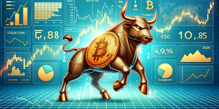 比特币价格修正，但支撑区让多头继续参与