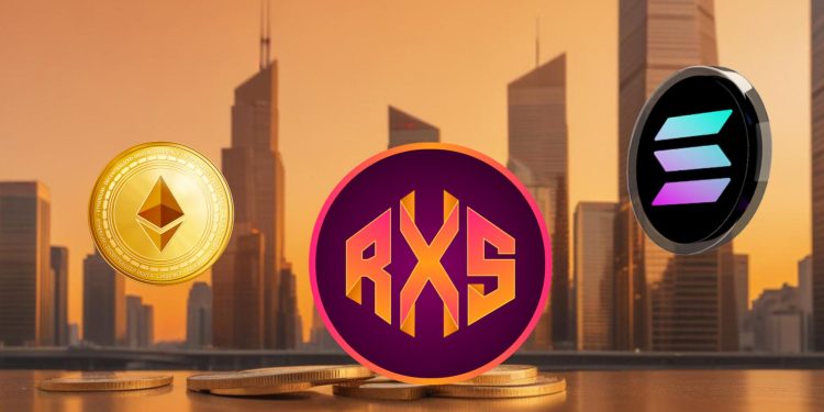 本周热门山寨币：以太坊 (ETH)、Solana (SOL)、Rexas Finance (RXS)