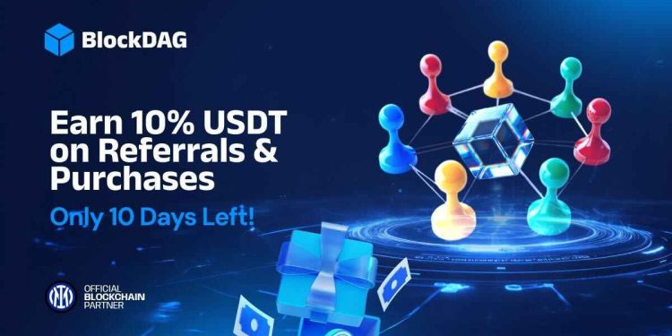 海量奖励:BlockDAG 10% USDT 返现暴涨!卡尔达诺在波场与阻力作斗争时获得动力