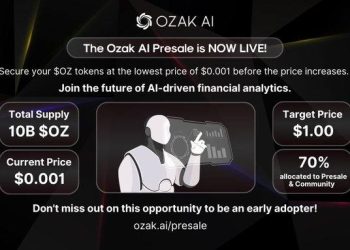 通过 Ozak 的加密货币预售改变财务分析:$OZ 代币现在只需 0.001 美元