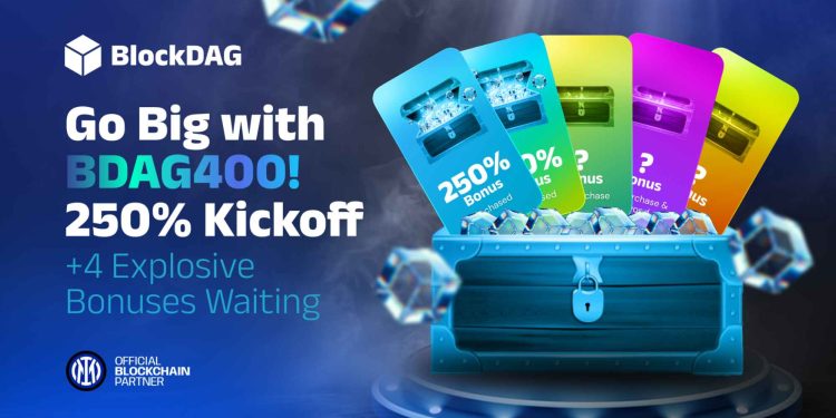 BlockDAG 的 BDAG400 启动预售,TON 和 LINK 价格更新