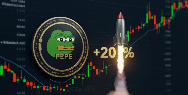 Pepevzrástolo 20%。 pozornosťvšakpútaai pepe meme硬币