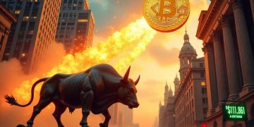 随着市场公牛的占主导地位，比特币攀升至$ 111.8K的高峰