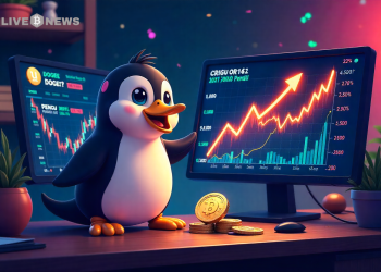 矮小的企鹅在Upbit上翻转Doge,pengu Eyes 200%拉力赛