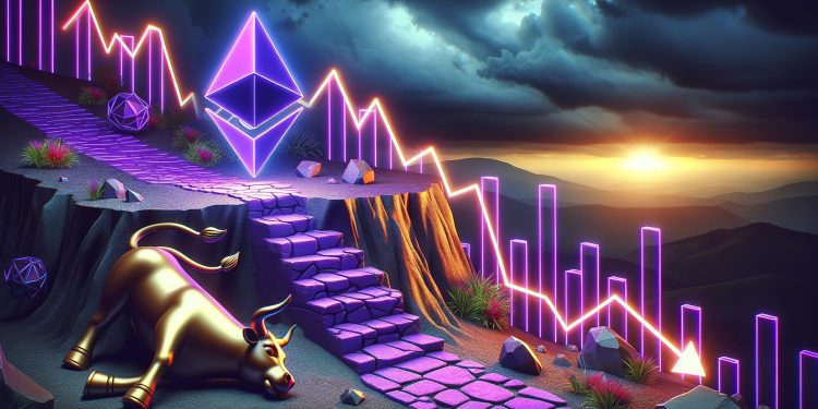 以太坊价格艰难 – 如果支持失败,则更多的下行风险