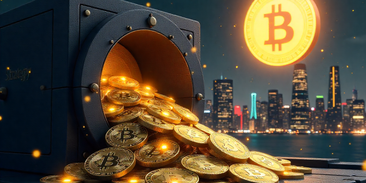 策略以每人$ 114K的价格购买525个比特币，增强了大量加密货币