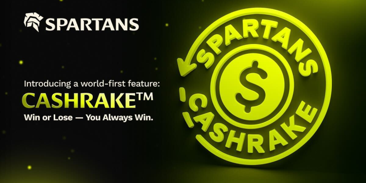 Spartans 10%现金摇篮:每次玩时即时现金返还 +倒车