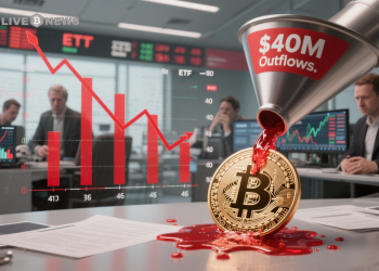 今日 BTC 新闻:现货比特币 ETF 连续四天亏损,资金流出 4000 万美元