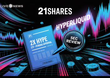 加密货币新闻:21Shares 寻求批准 2 倍 HYPE ETF,以将超流动性押注加倍