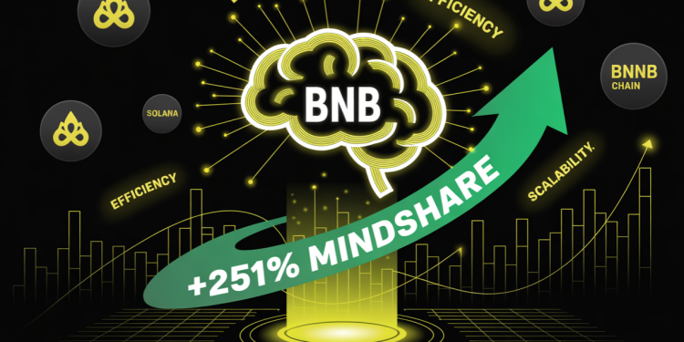 加密货币新闻：由于关注低成本链，BNB Mindshare 飙升 251%