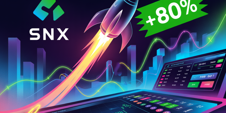 加密货币新闻:Synthetix 的 Perp DEX 使 SNX 价格上涨 80%,达到新高度
